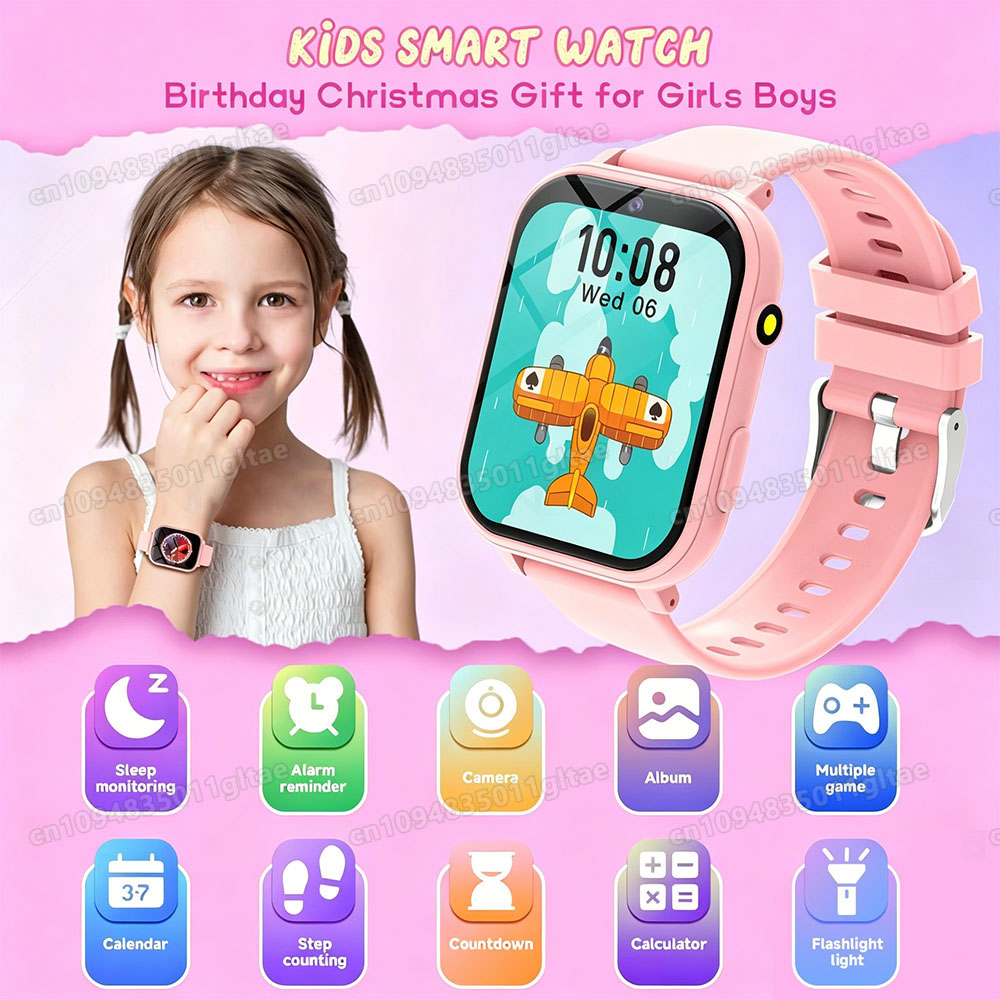 Smartwatch Watches Birthday Gift For Girls - Nuovo Smartwatch per Bambini con Fotocamera