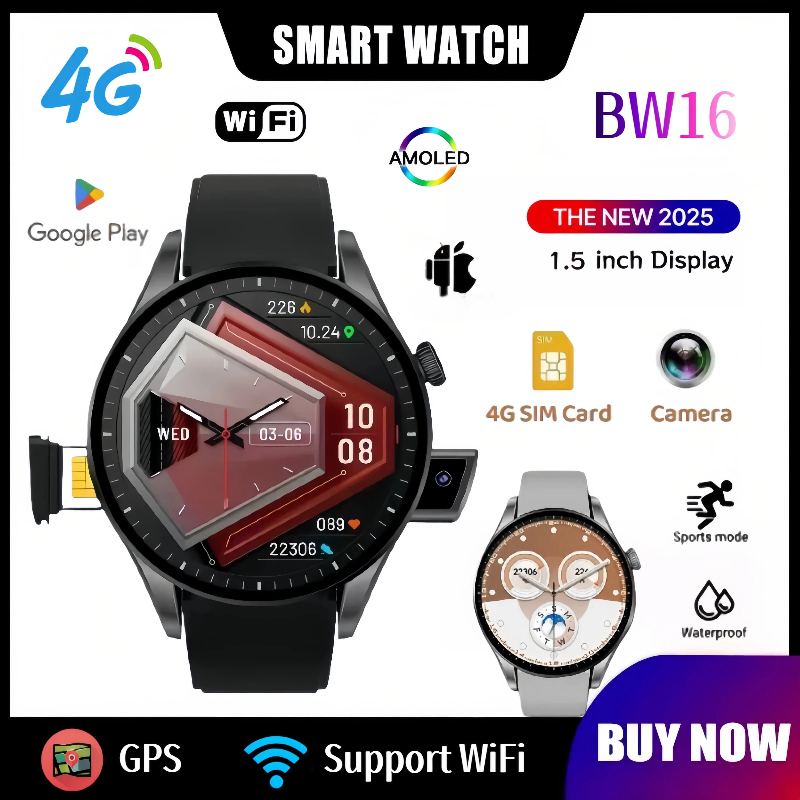 Smartwatch New Watches 2025 - Nuovo smartwatch 4G BW16: WiFi |