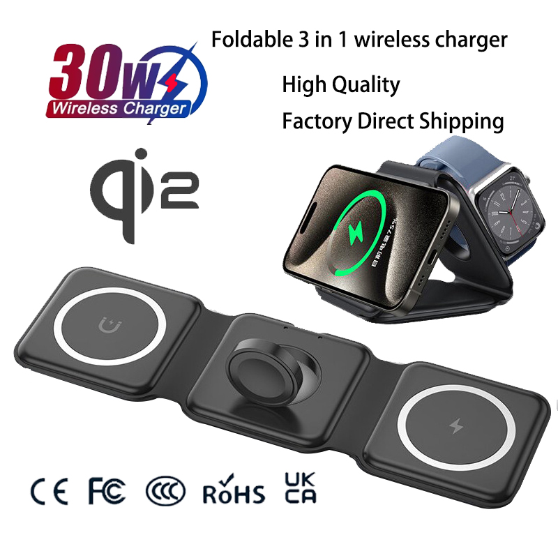 Smartwatch Watches Compatible With Iphone - Stazione di Ricarica Magnetica Pieghevole Universale