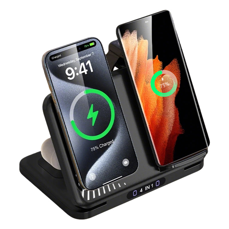 Smartwatch Watches Xiaomi - Supporto per caricabatterie wireless doppio telefono