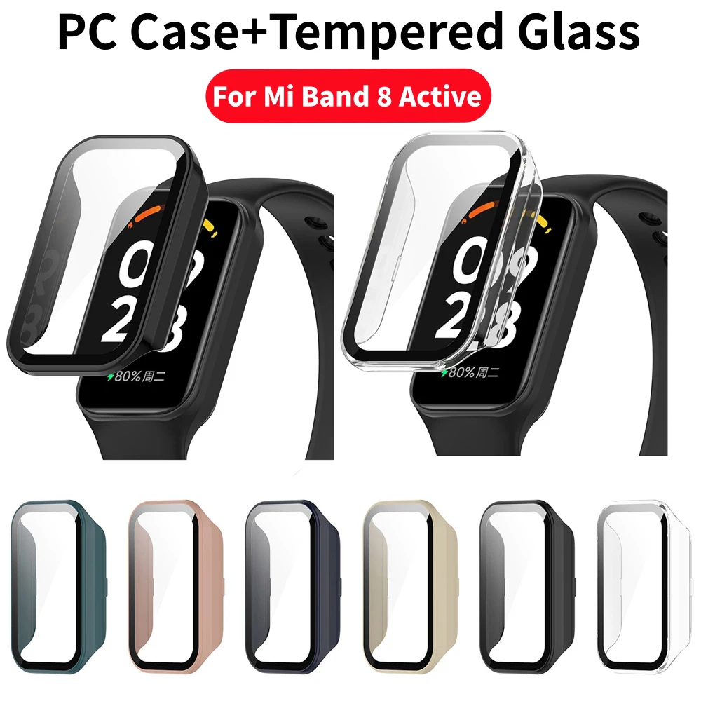 Smartwatch Watches Xiaomi - Custodia per PC + vetro temperato