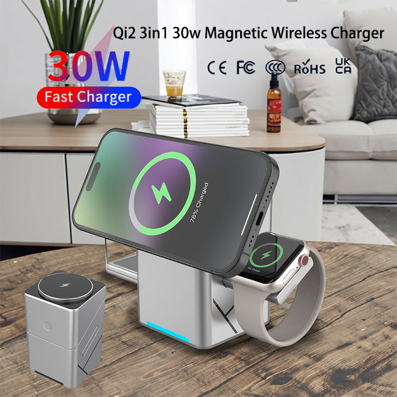 Smartwatch Watches Xiaomi - Caricatore Wireless Magnetico Rotante Touch 15W
