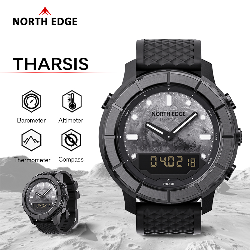 Altimeter Compass Watch - NORTH EDGE THARSIS Orologio Digitale da