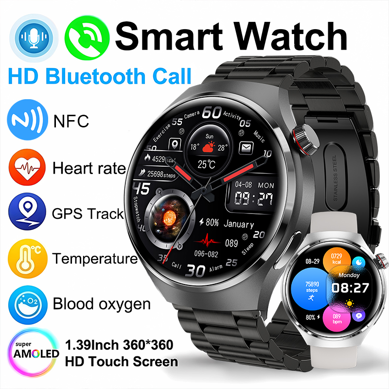 Smartwatch Professional Watches For Men - Nuovo Smartwatch 2026 con Monitoraggio Frequenza