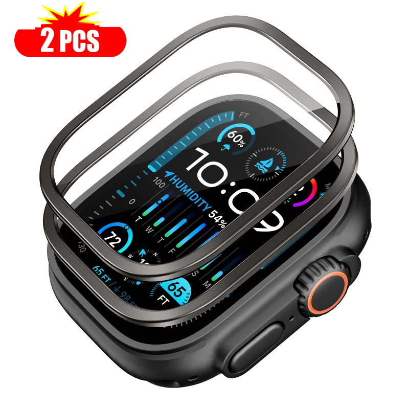 Smartwatch Apple Watches For Men - 2 pezzi di vetro temperato per