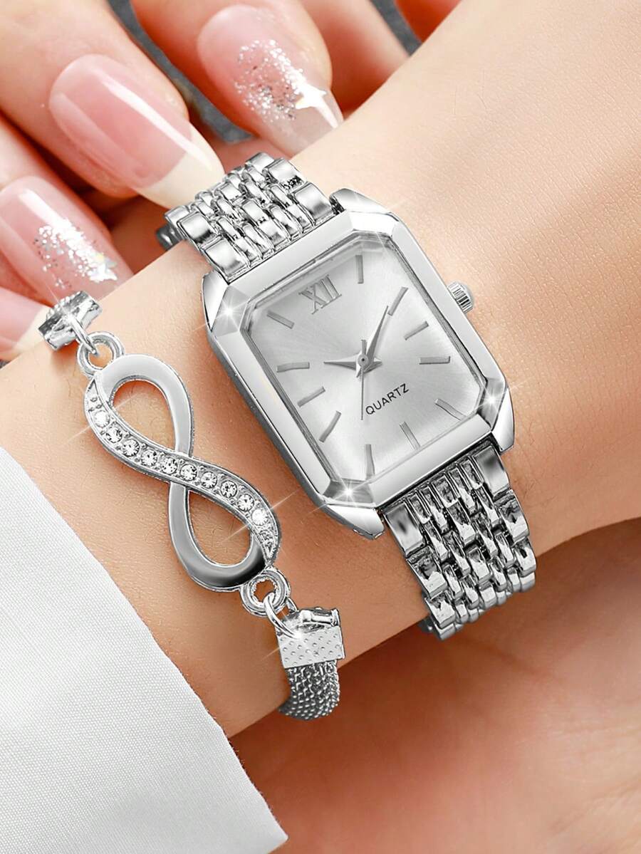 Watch Es - Set di 2 Pezzi: Orologio al