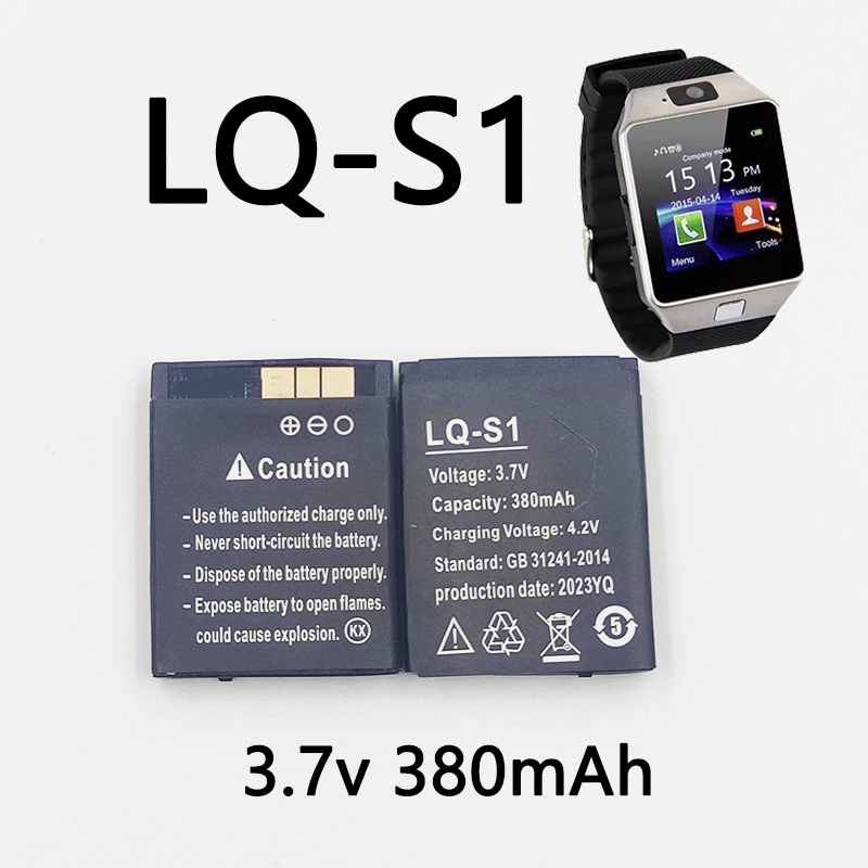 Watch V8 - LQ-S1 3.7V 380mAh Batteria per orologio