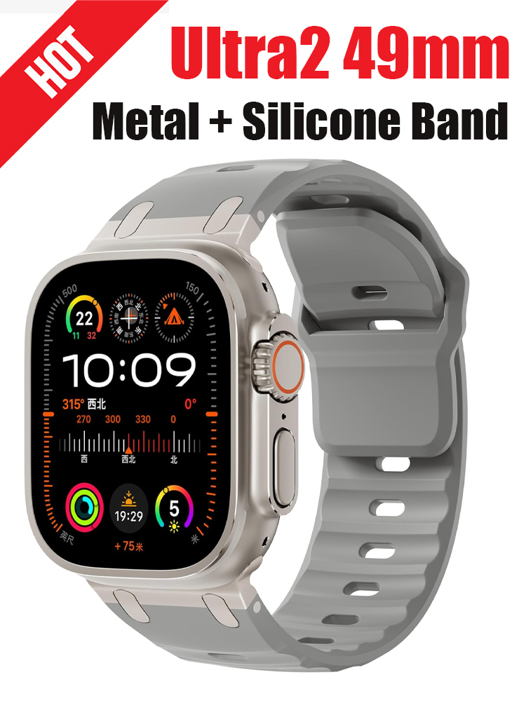 Smartwatch Apple Watches For Men - Cinturino in metallo + silicone per