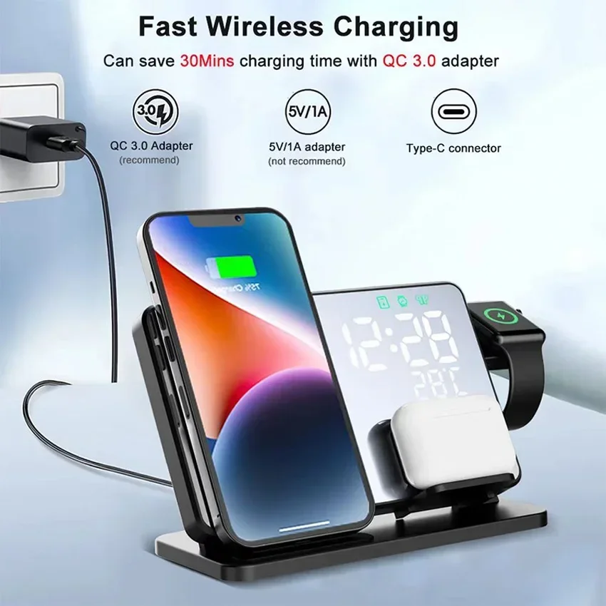Caricabatterie wireless Svegli - Smartwatch Watches Compatible With Iphone recensione e prezzo