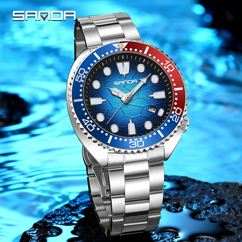 SANDA Orologio classico da uom - Smartwatch Casual Watches For Men recensione e prezzo