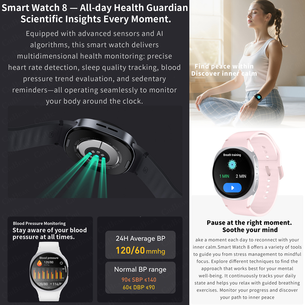 Nuovo Smartwatch 2026 con GPS, - Smartwatch Professional Watches For Men recensione e prezzo