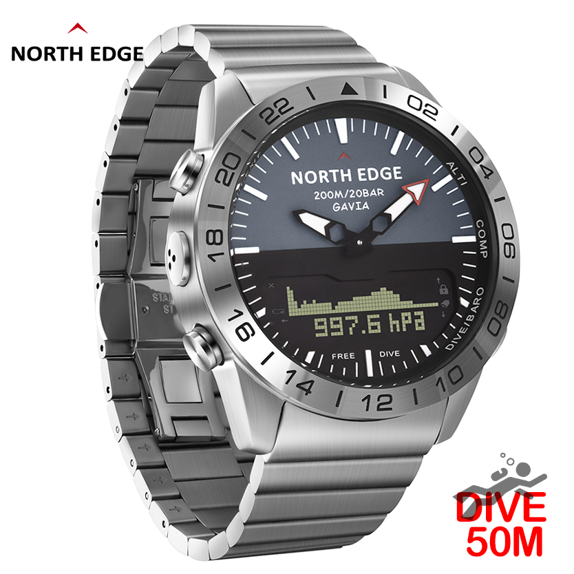 NORTH EDGE Orologio Subacqueo  - Altimeter Compass Watch recensione e prezzo