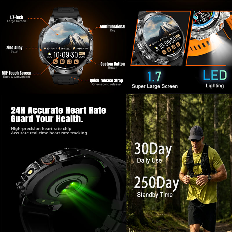 Nuovo Smartwatch Fitness Uomo  - Smartwatch Professional Watches For Men recensione e prezzo