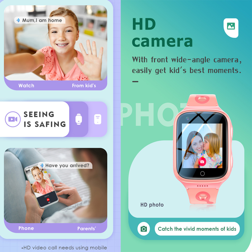 Smartwatch 4G per Bambini con  - Smartwatch Watches For Girls Kids recensione e prezzo