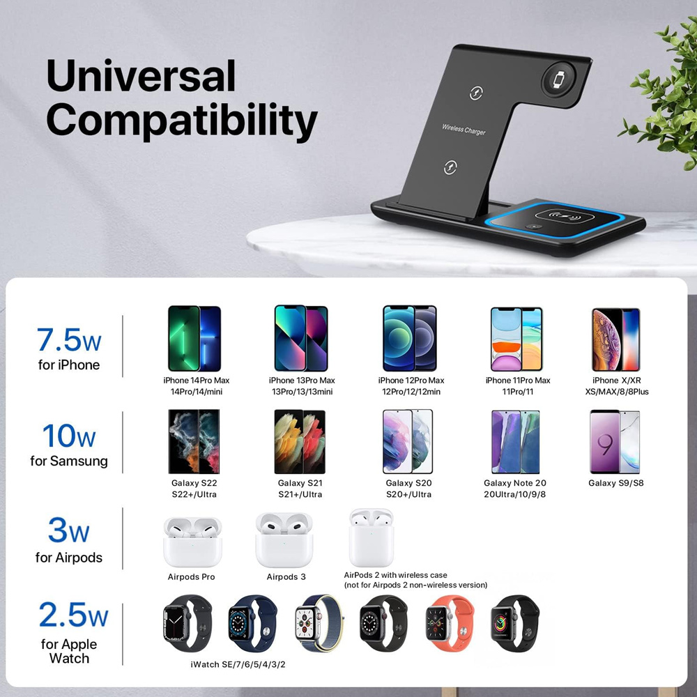Supporto per caricabatterie wi - Smartwatch Watches Compatible With Iphone recensione e prezzo