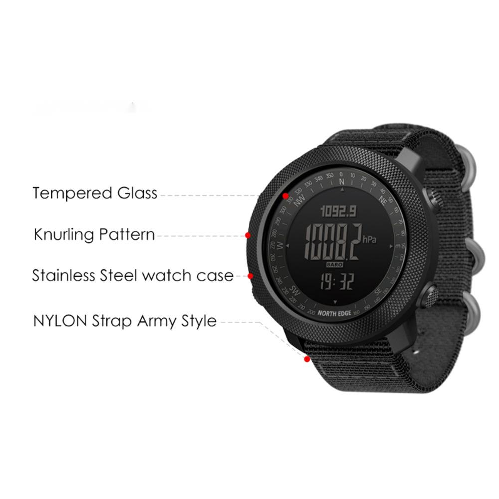 NORTH EDGE orologi per uomo AP - Altimeter Compass Watch recensione e prezzo
