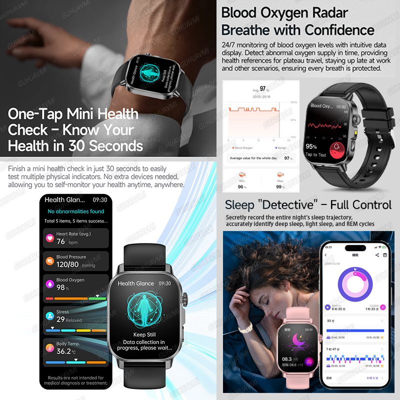 GUHUAVMI 2026 Nuovo Smartwatch - Smartwatch New Watches 2025 recensione e prezzo