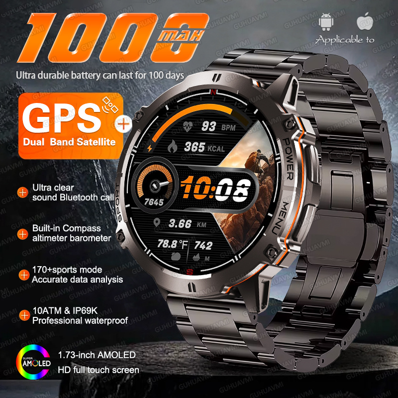 NUOVO TANK X3 Militare 1000mAh - Altimeter Compass Watch recensione e prezzo