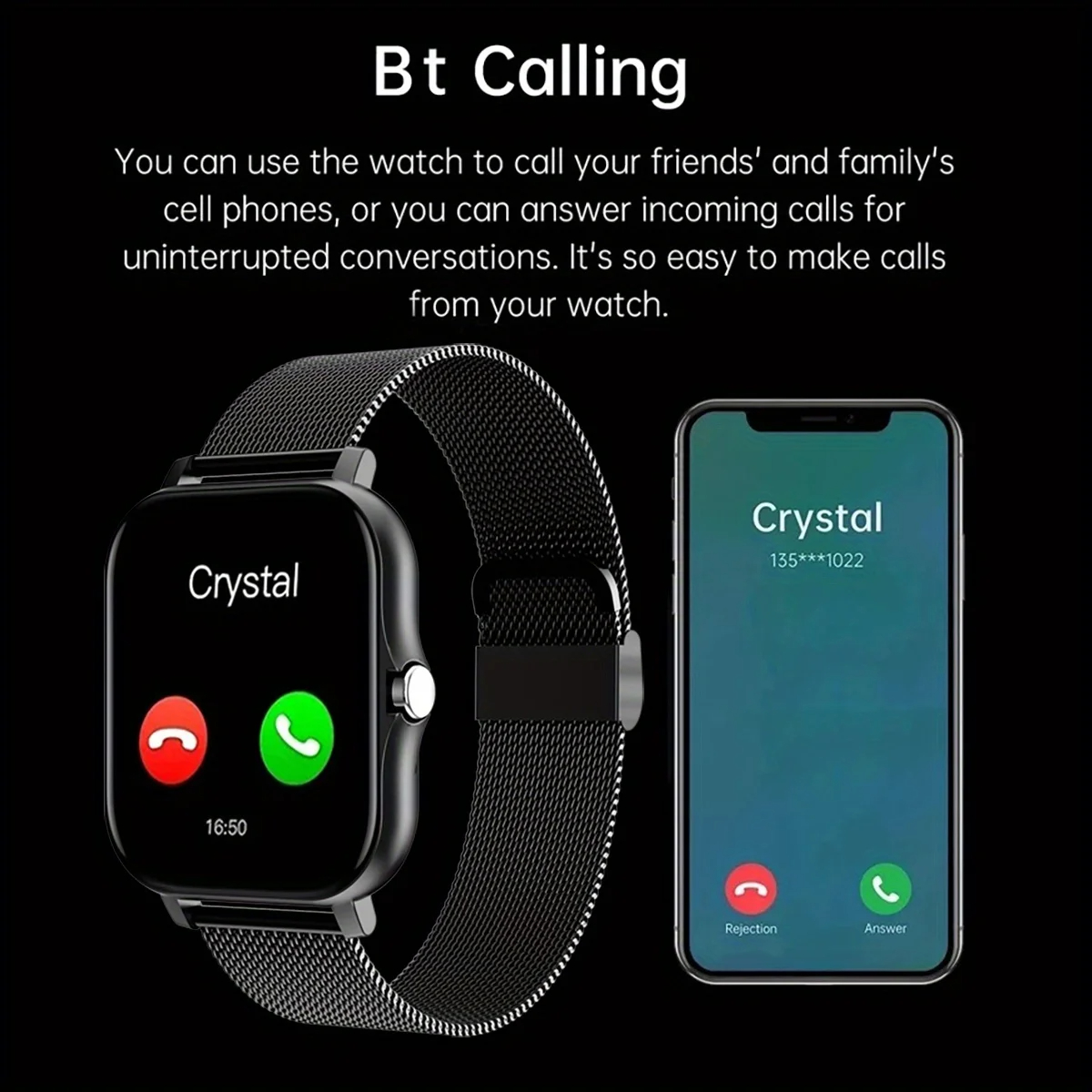 Smart Watch per Android IOS Or - Smartwatch Professional Watches For Men recensione e prezzo