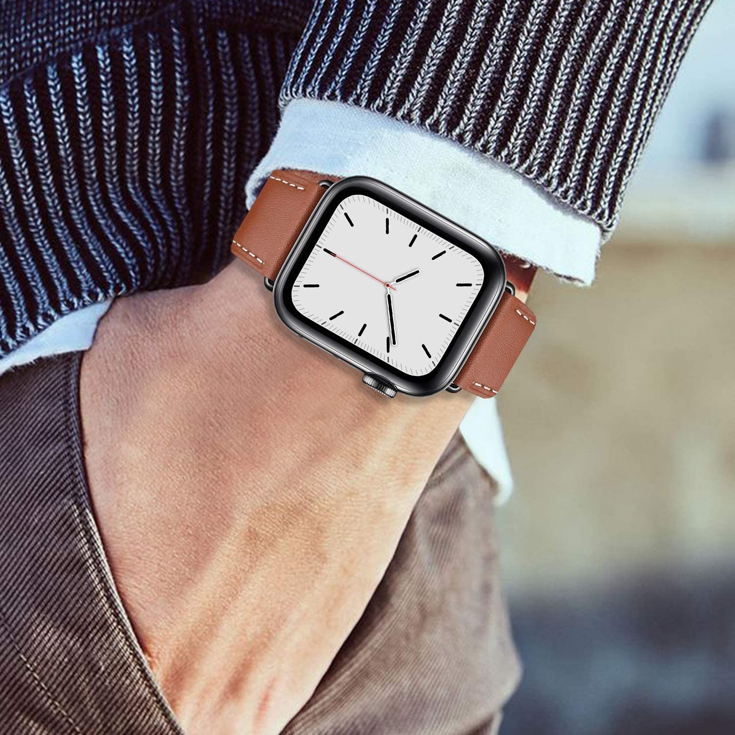 Cinturino in pelle per cinturi - Smartwatch Apple Watches For Men recensione e prezzo