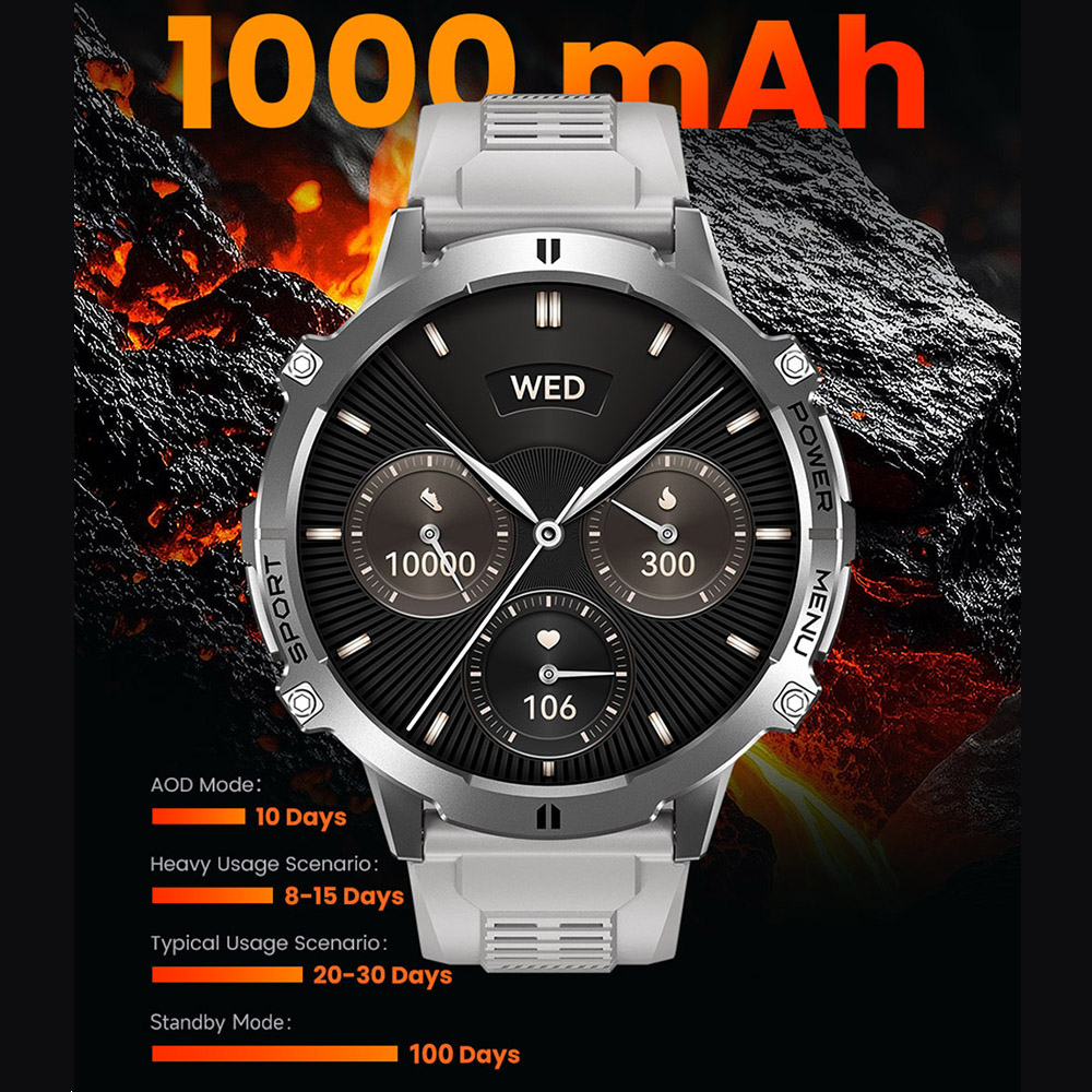 Smartwatch Militare da Uomo T  - Smartwatch New Watches 2025 recensione e prezzo