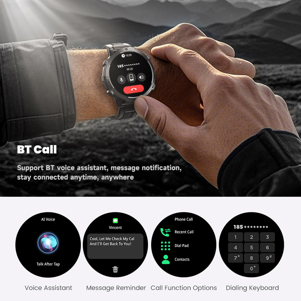 Smartwatch Militare da Uomo T  - Smartwatch New Watches 2025 recensione e prezzo
