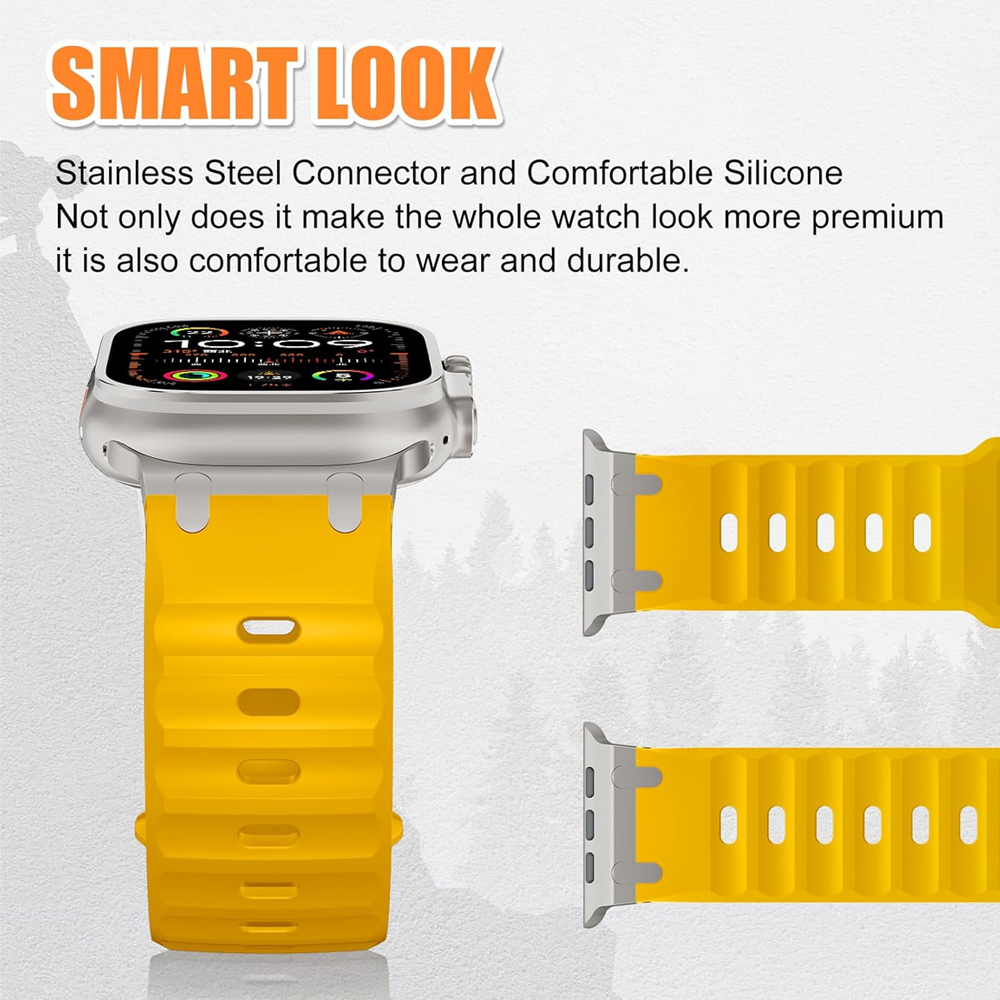 Cinturino in metallo + silicon - Smartwatch Apple Watches For Men recensione e prezzo